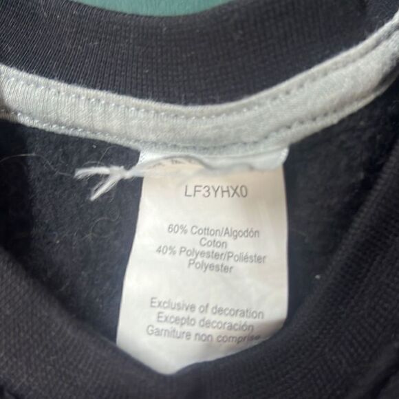 men’s unisex small black hoodie and crewneck lot of 2 - Picture 12 of 13